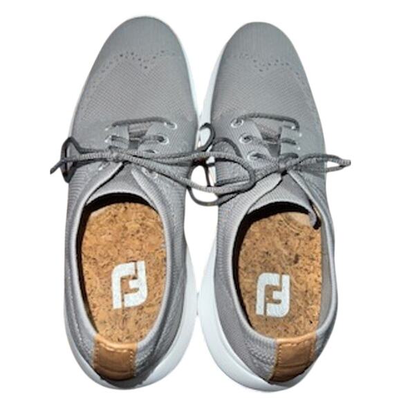FootJoy Men\'s sx 9N US 56116 Flex LE2 Spikeless Golf Sneakers Knit Grey main image 11